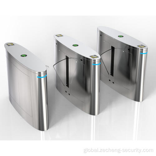 Full Automatic Retractable Flap Barrier Gate SUS 304 RFID Flap Barrier Gate Factory